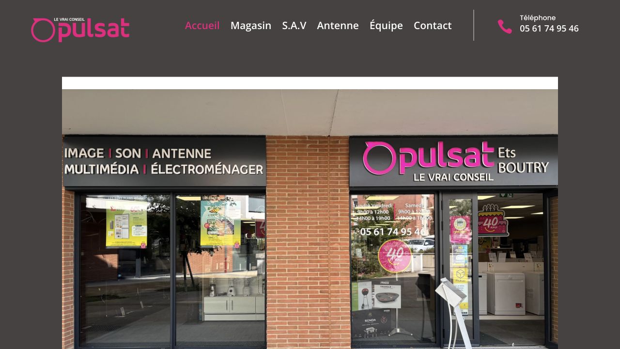 Capture du site de ETS Boutry — Pulsat Saint-Jory